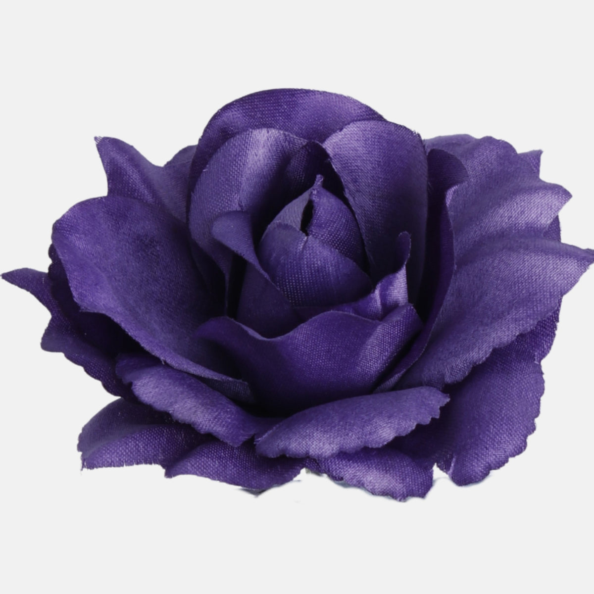 Tumma violetti tekoruusun kukkapää, 11 cm