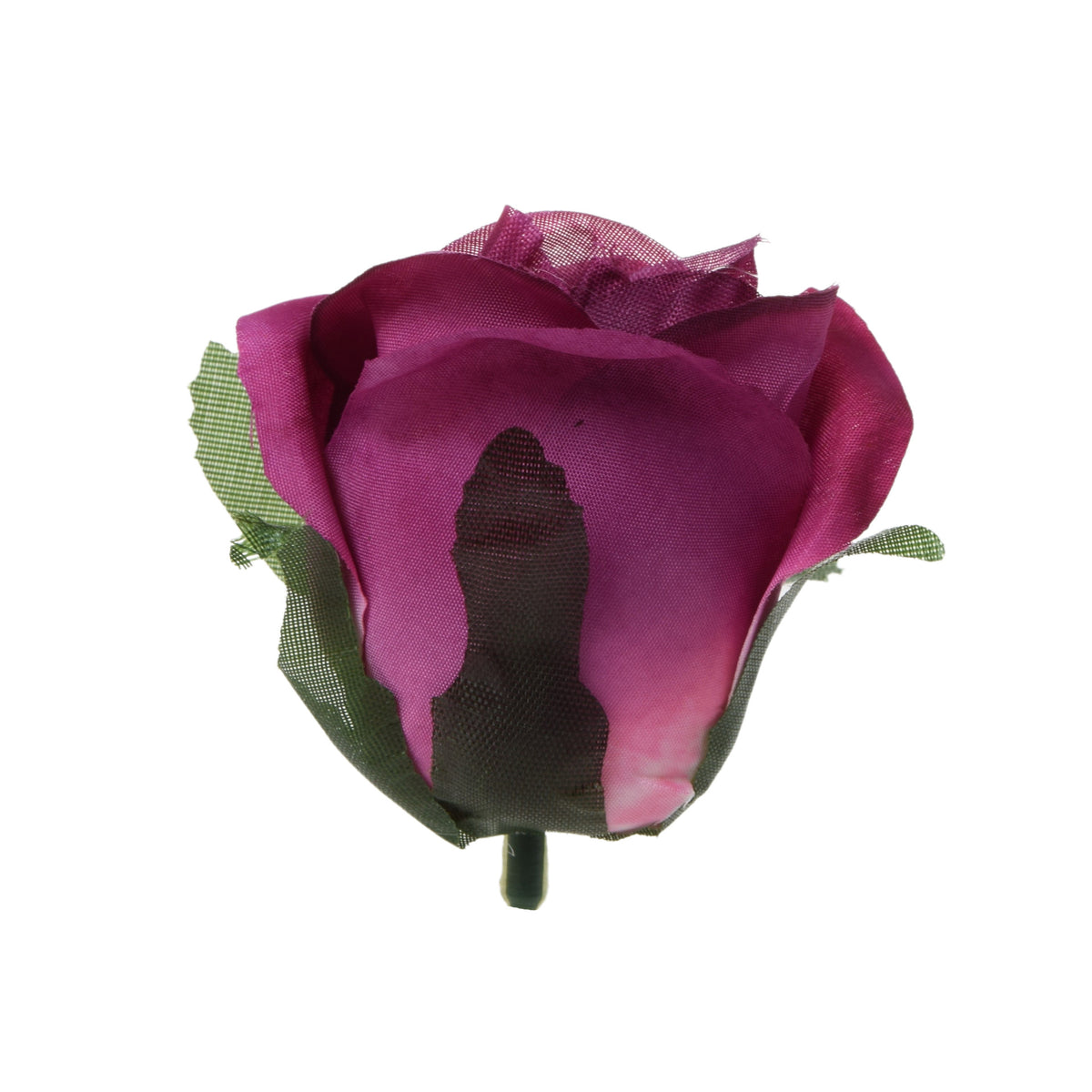 Tumma violetti tekoruusun kukkapää, 4 cm