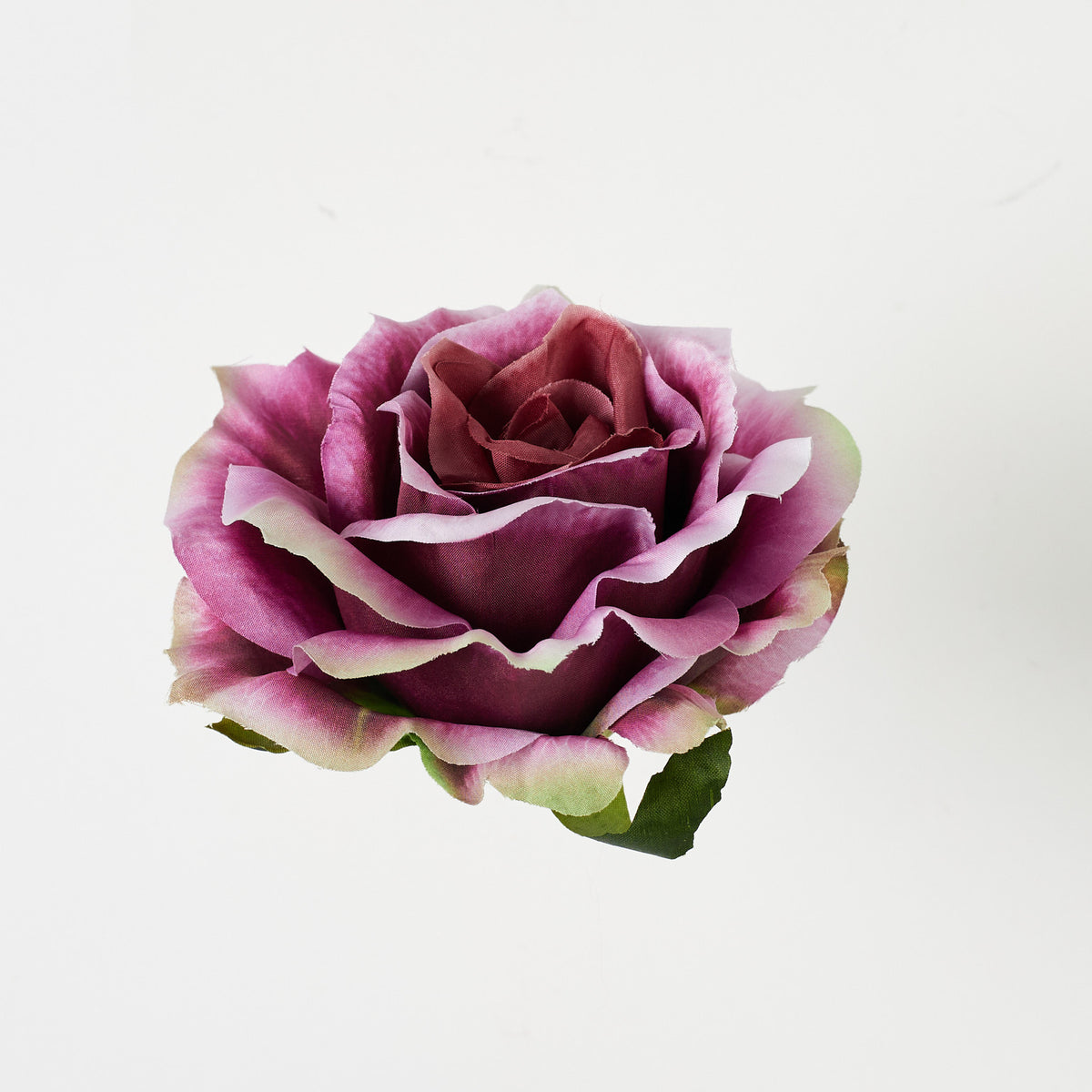 Tumma violetti tekoruusun kukkapää, 7 cm
