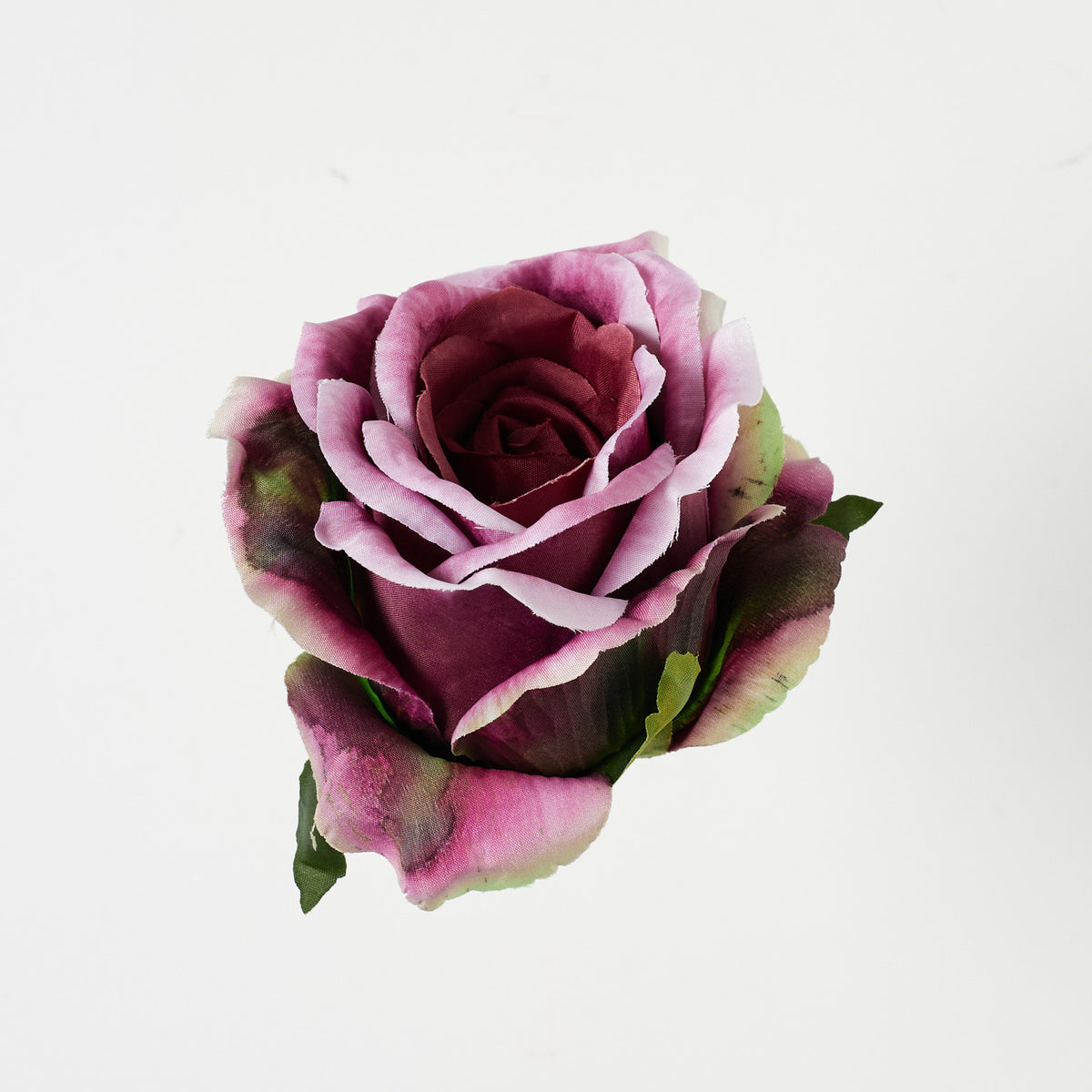 Tumma violetti tekoruusun kukkapää, 7 cm