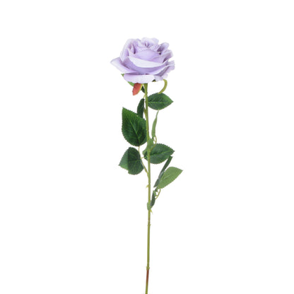 Vaalea harmaa tekoruusun kukkavarsi, 63 cm