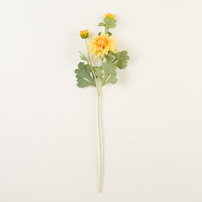 Vaalea keltainen tekodaalian kukkavarsi