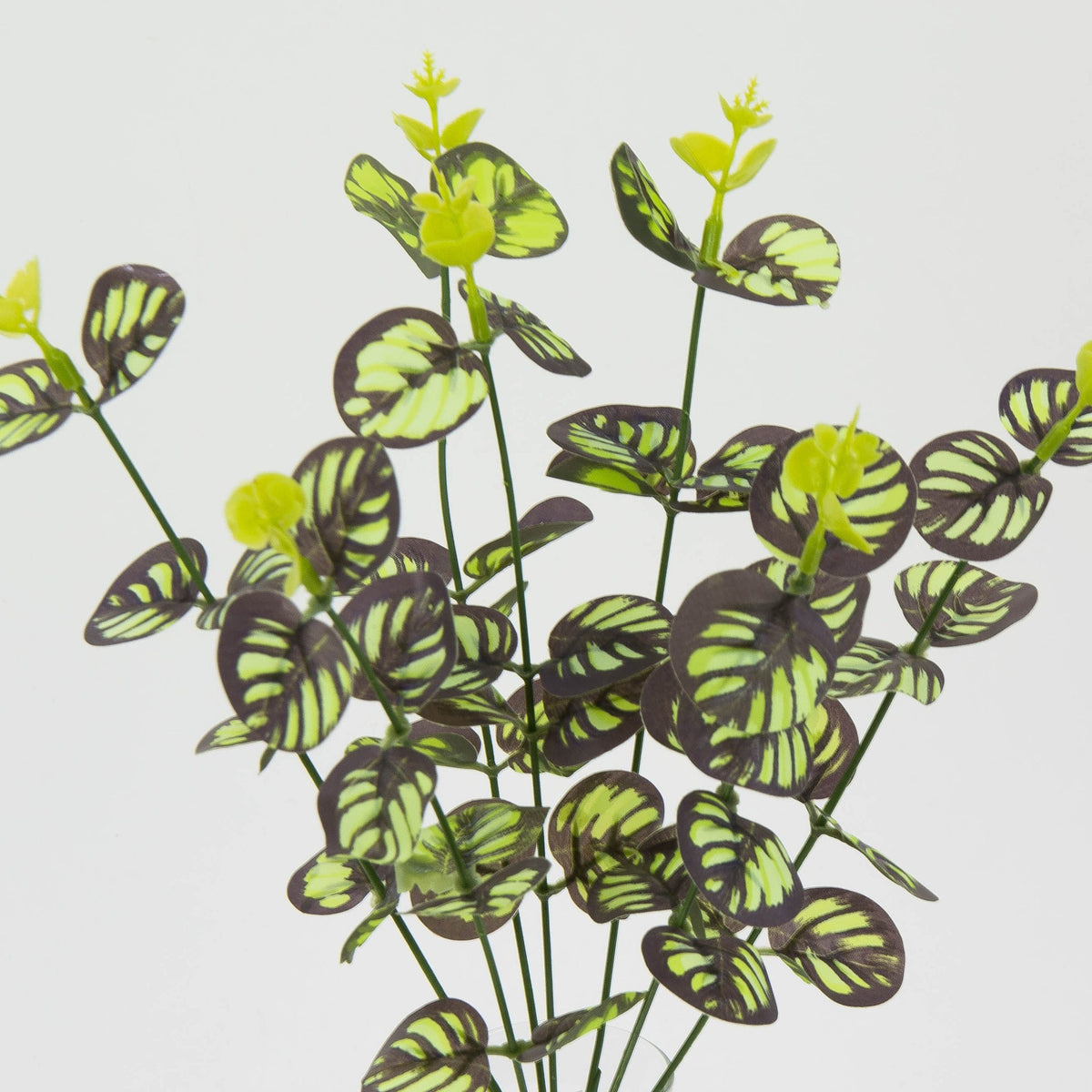 Vaalea/tumma/vihreä eukalyptus – tekokukkakimppu, 33 cm