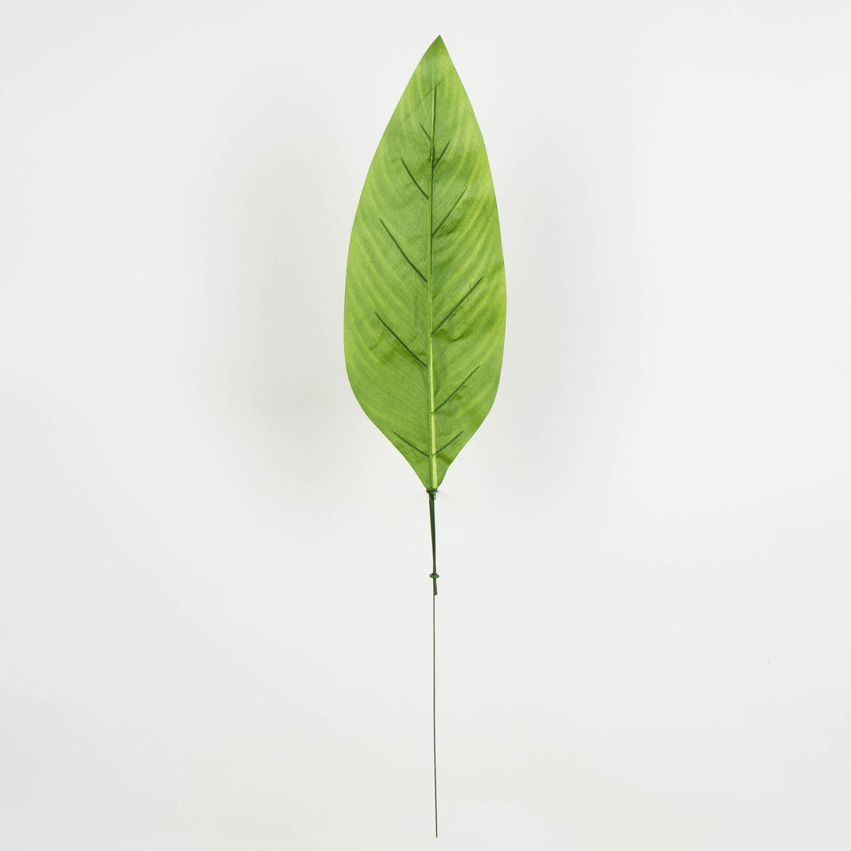 Vaalea vihreä banaani – tekolehti, 64 cm