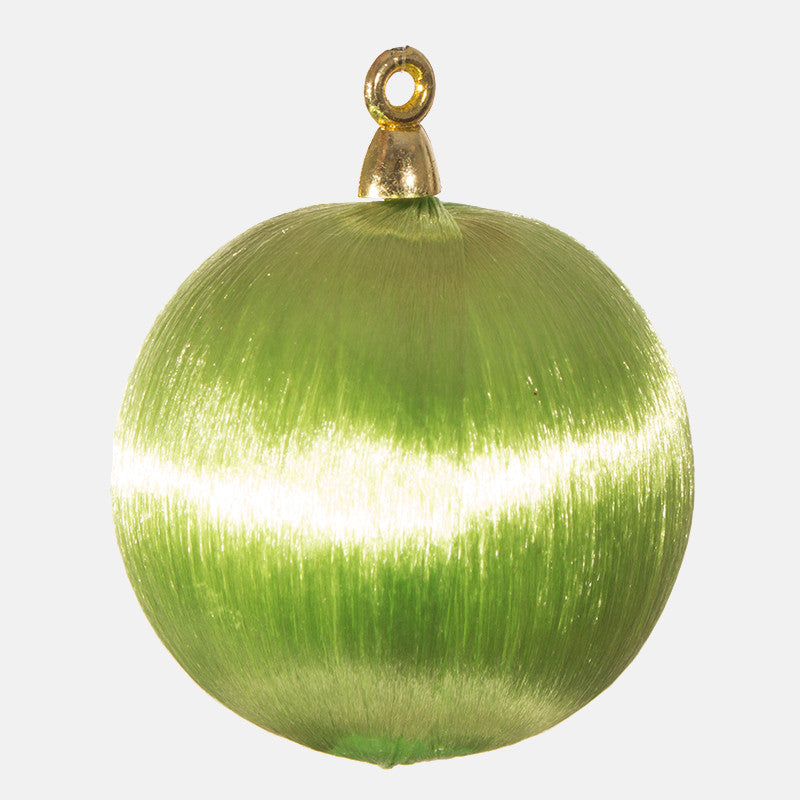 Vaalea vihreä joulukoriste, 4.5 cm, 6 kpl / pakkaus
