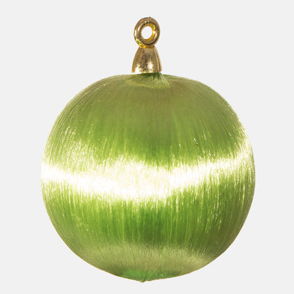 Vaalea vihreä joulukoriste, 4.5 cm, 6 kpl / pakkaus