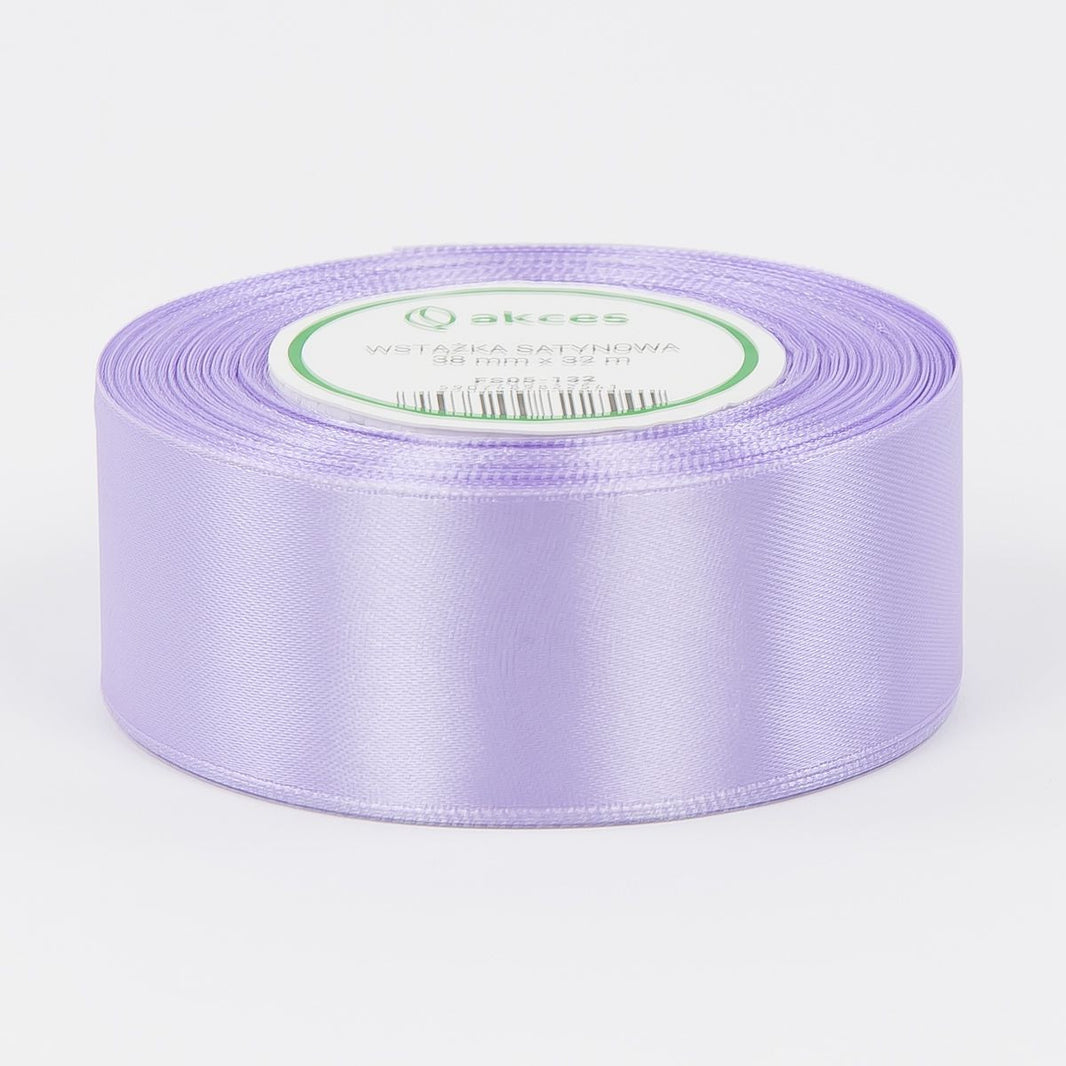 Vaalea violetti koristenauha, satiini, 38 mm