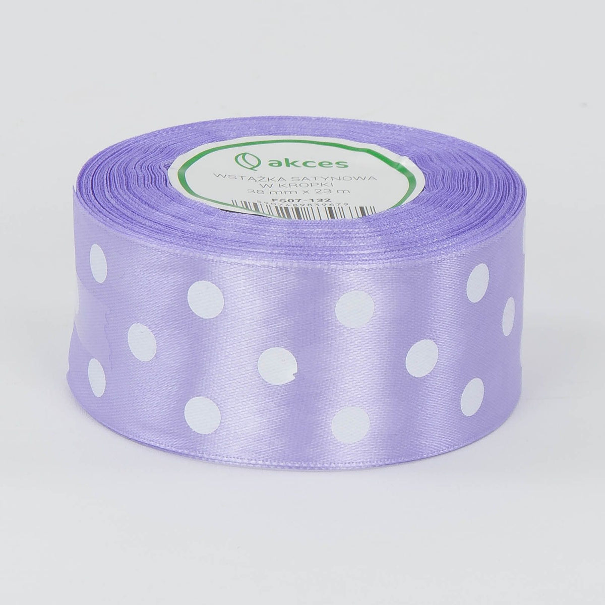 Vaalea violetti koristenauha, satiini, 38 mm