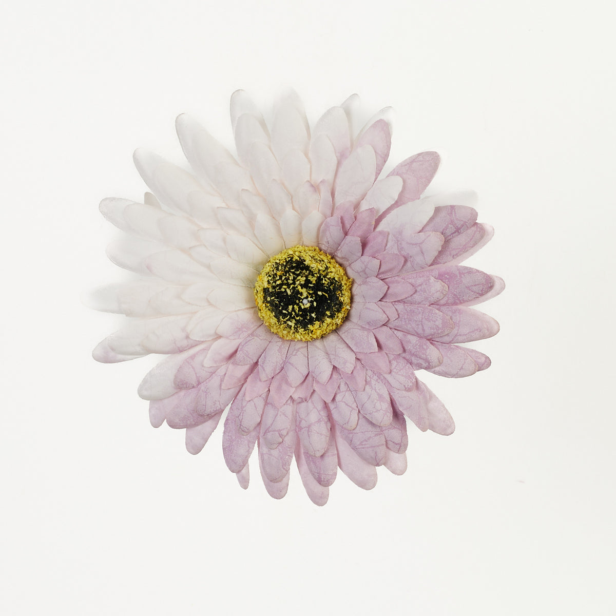 Vaalea violetti tekogerberan kukkapää, 12 cm