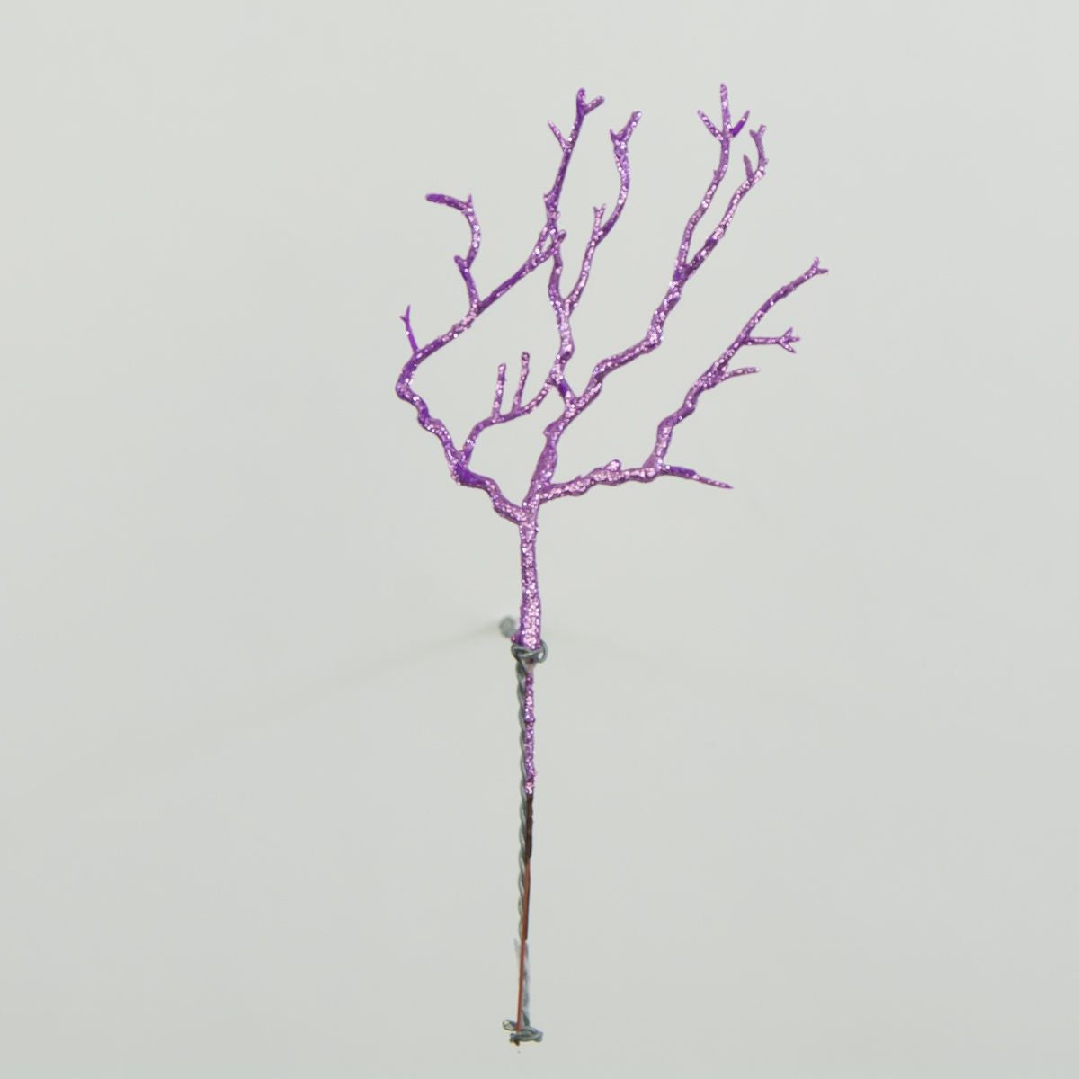 Vaalea violetti tekolehti, kimalle, 24 cm