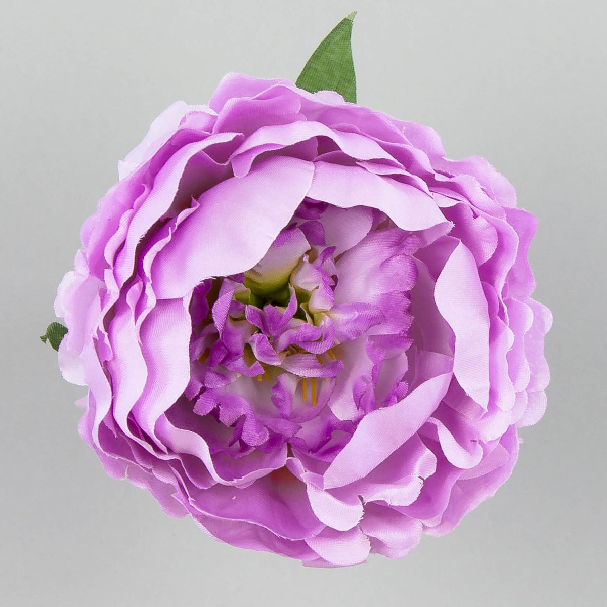 Vaalea violetti tekopionin kukkapää, 7.5 cm