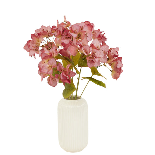 Vaaleanpunainen tekokukkakimppu, 51 cm