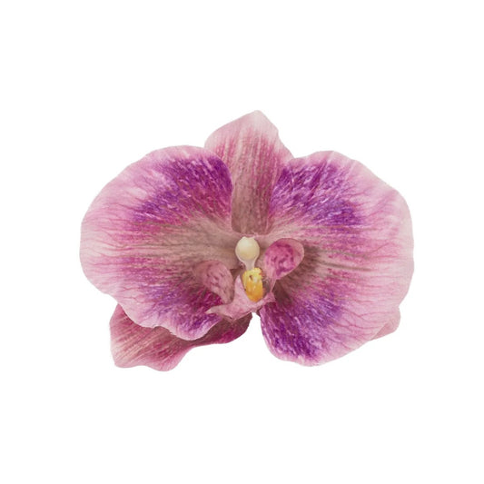 Vaaleanpunainen tekoorkidean kukkapää, 11.5 cm