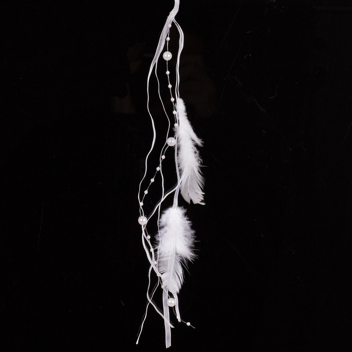 Valkoinen joulukoriste, 44 cm