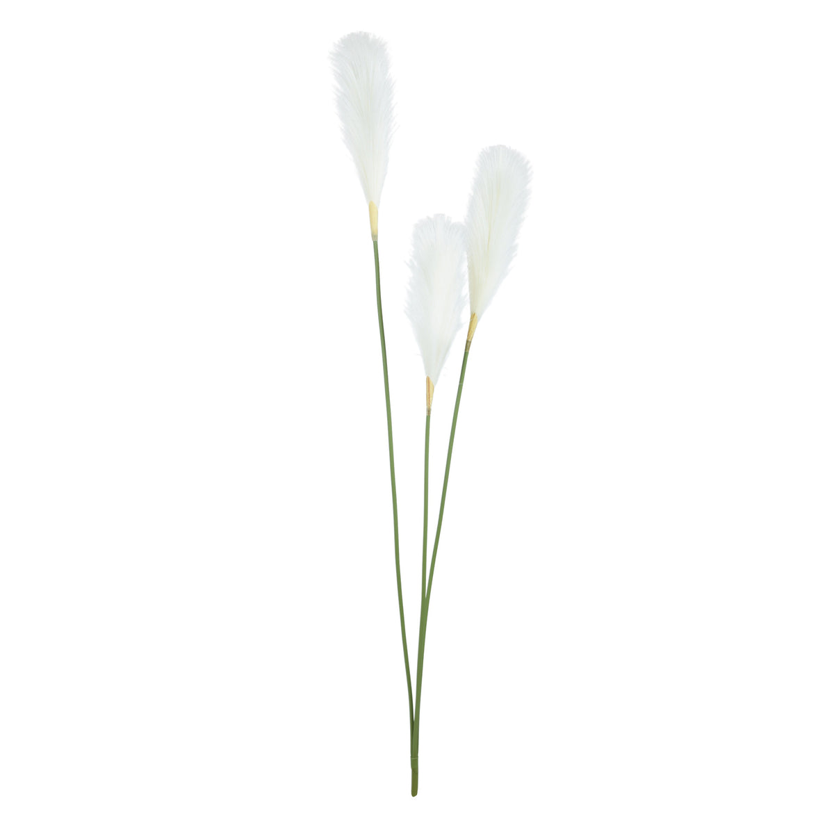 Valkoinen koristeheinä – koristeheinä, 108 cm