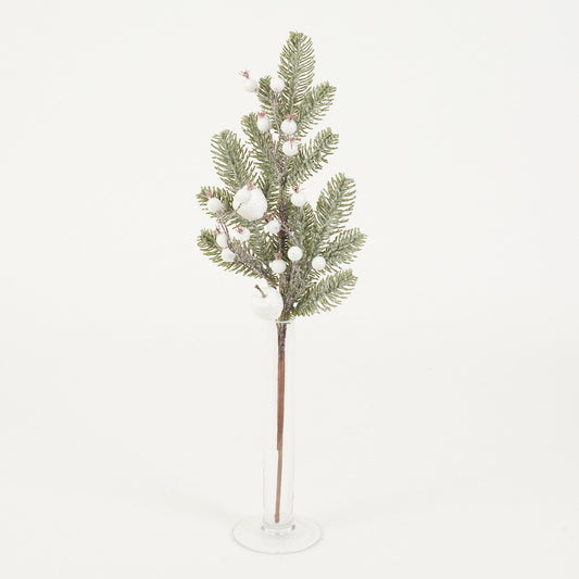 Valkoinen kuusi – koristeoksa, 52 cm
