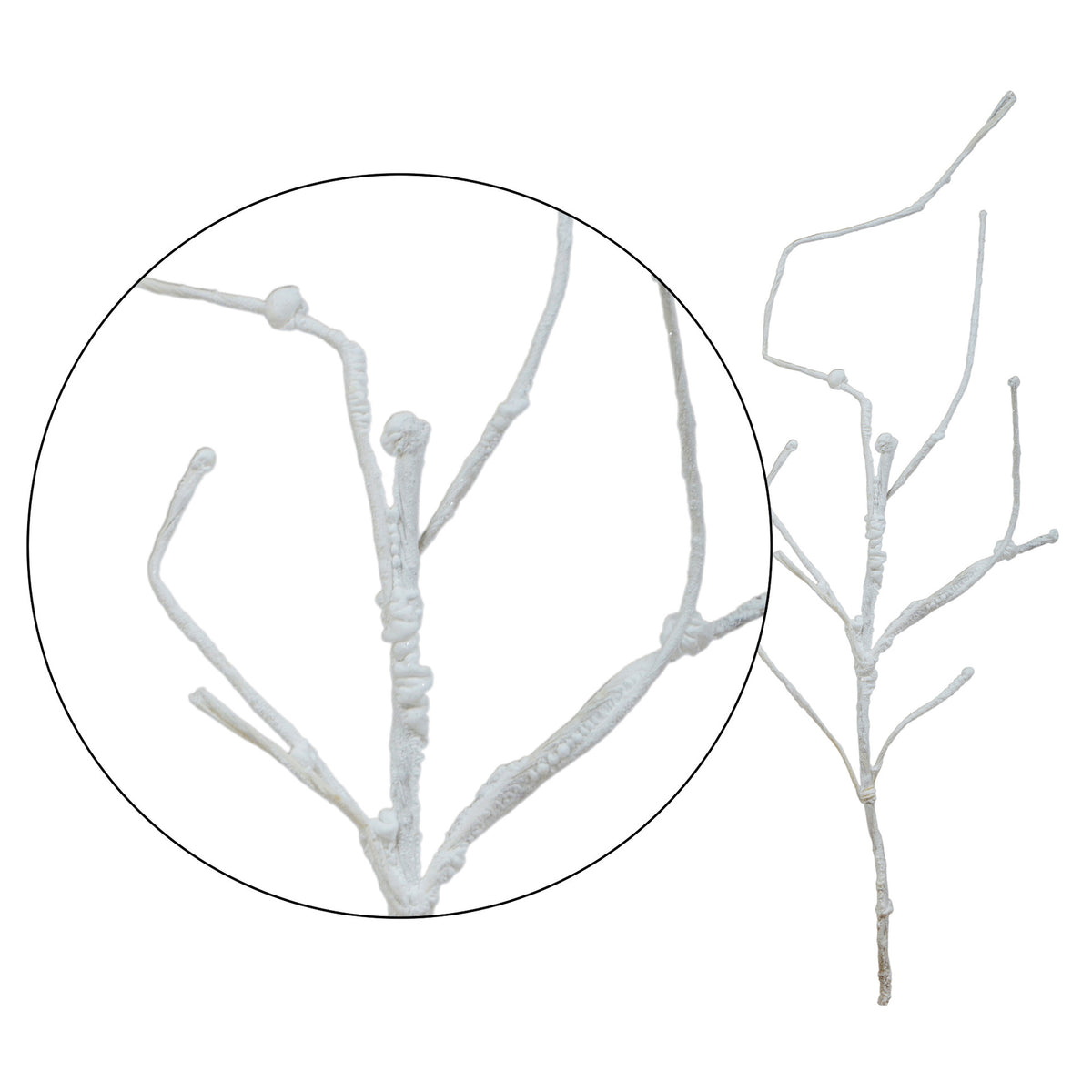 Valkoinen tekokasvi, 60 cm