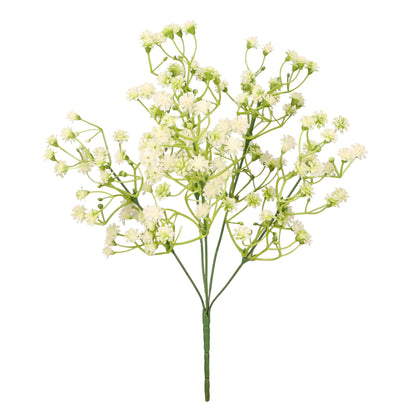 Valkoinen tekomorsiusharson kimppu, 33 cm