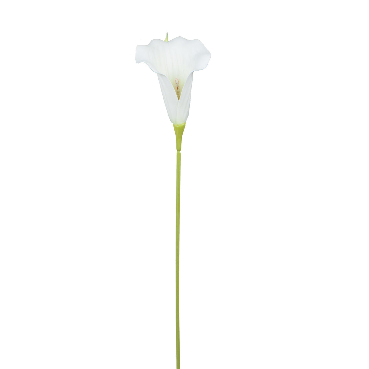 Valkoinen/vaalea/vihreä tekokallan kukkavarsi, vaahtomuovi, 66 cm
