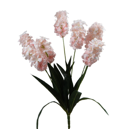 Värilajitelma tekohyasintin kimppu, 63 cm