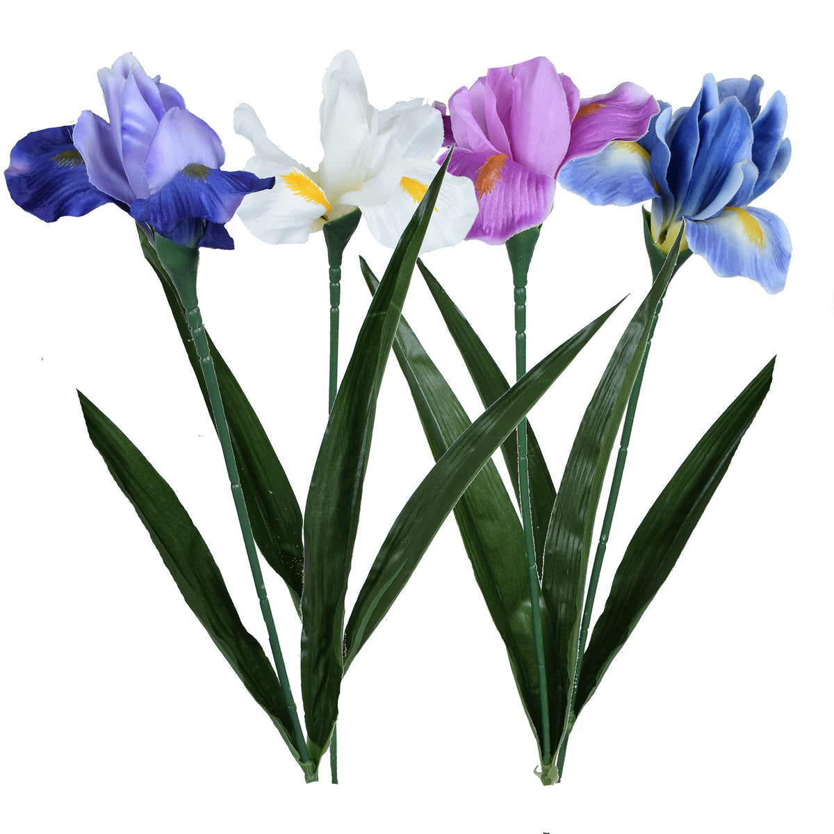 Värilajitelma tekoiiriksen kukkavarsi, 59 cm