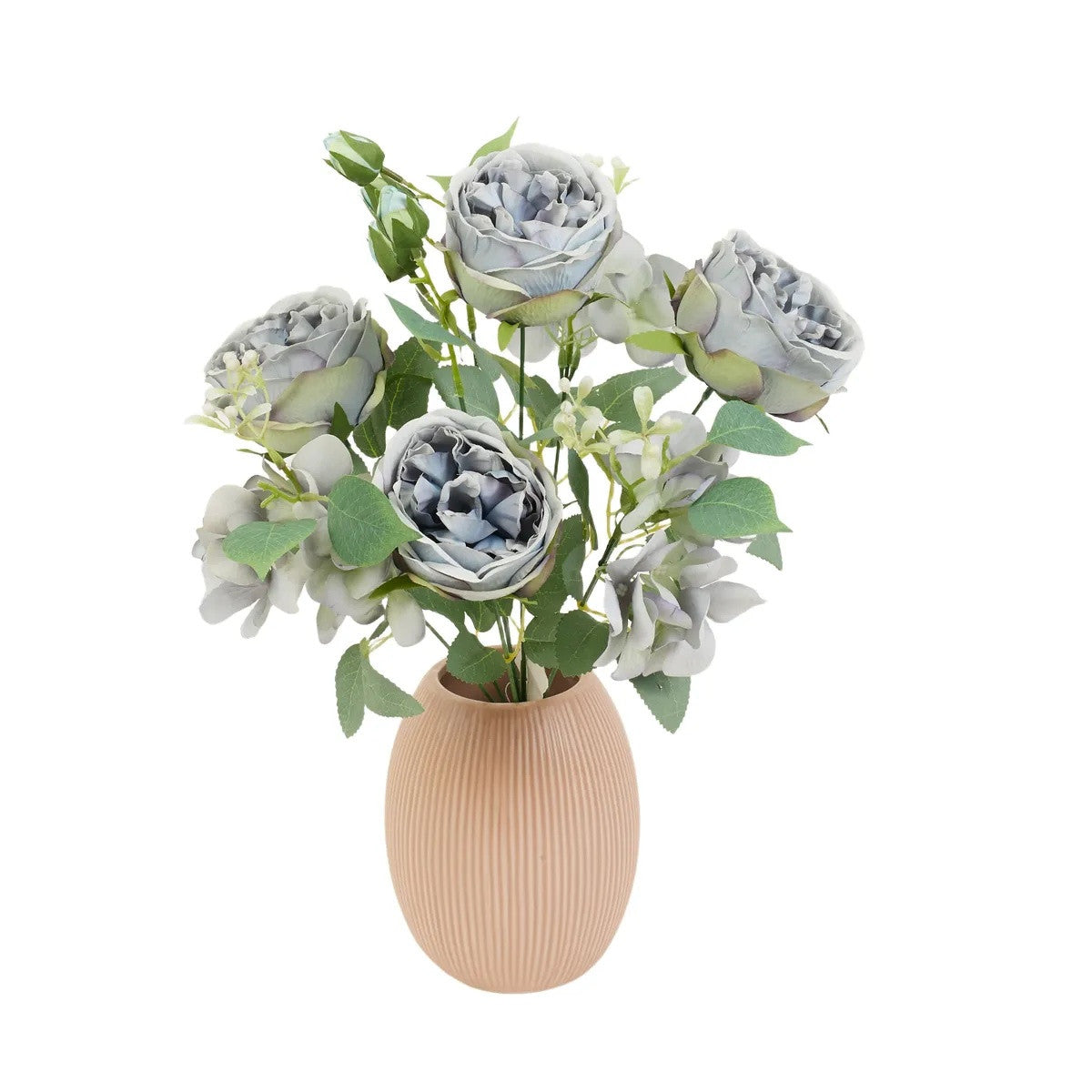 Värilajitelma tekopionin kimppu, 44 cm