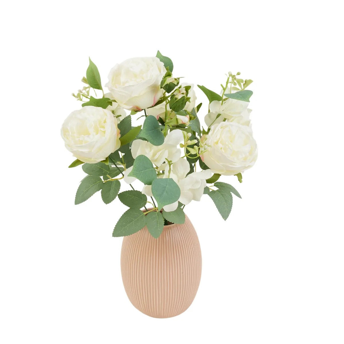 Värilajitelma tekopionin kimppu, 44 cm