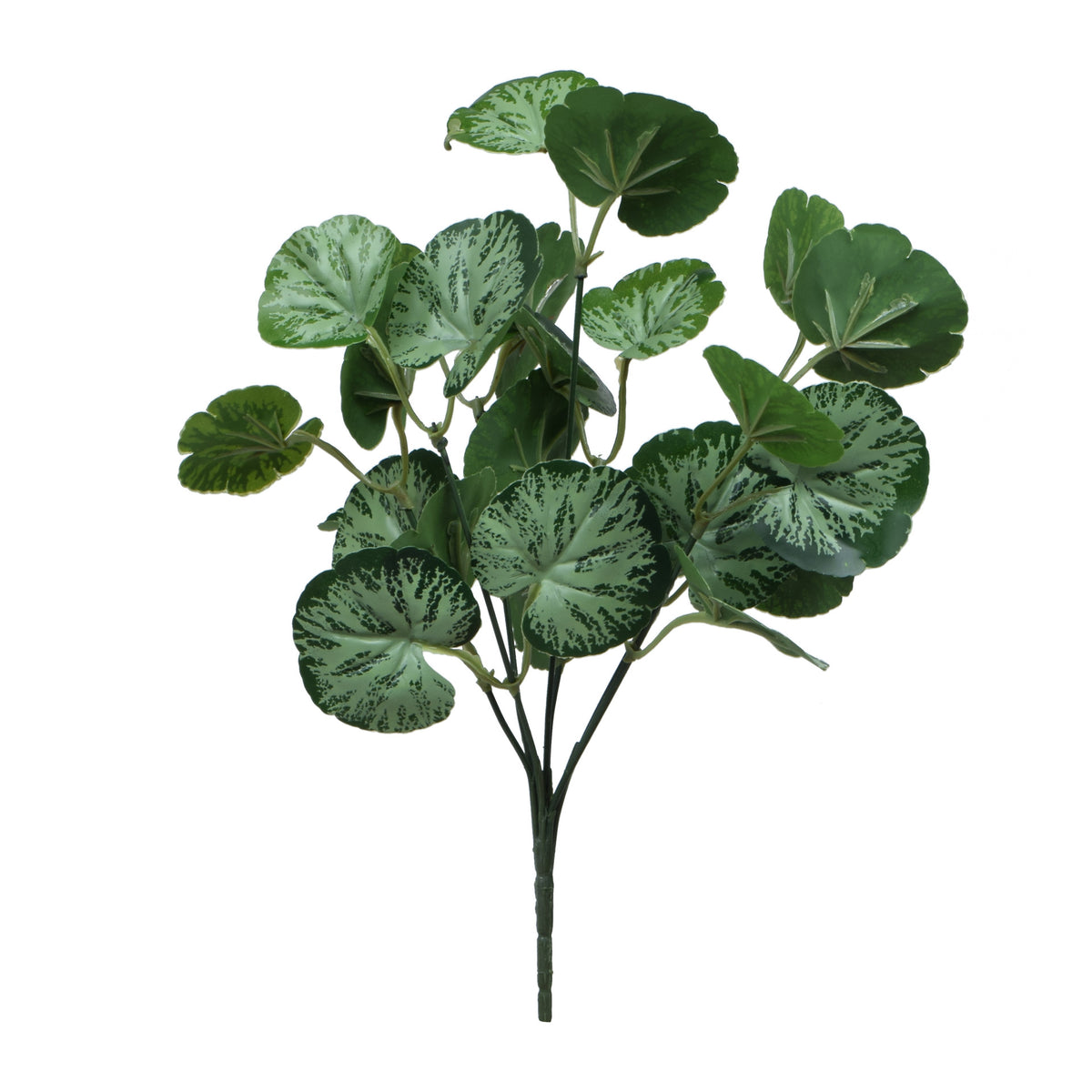 Vihreä begonia – tekokukkakimppu, 32 cm