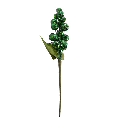 Vihreä joulukoriste, 27 cm