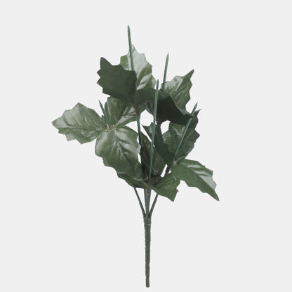 Vihreä joulutähti – tekokukkakimppu, 28 cm