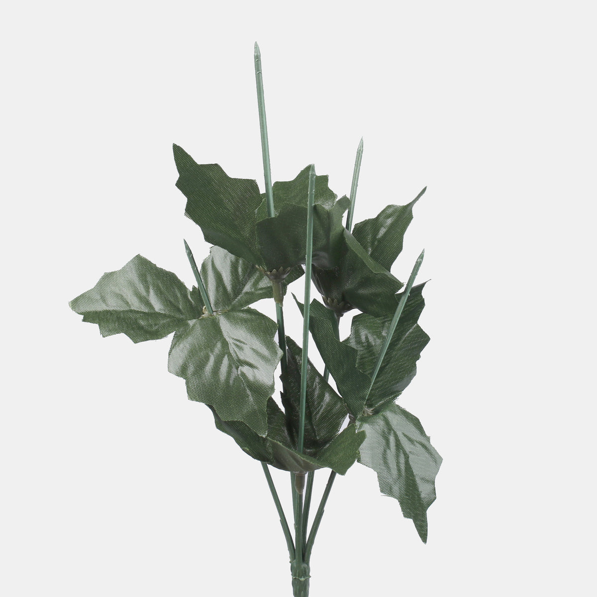 Vihreä joulutähti – tekokukkakimppu, 28 cm