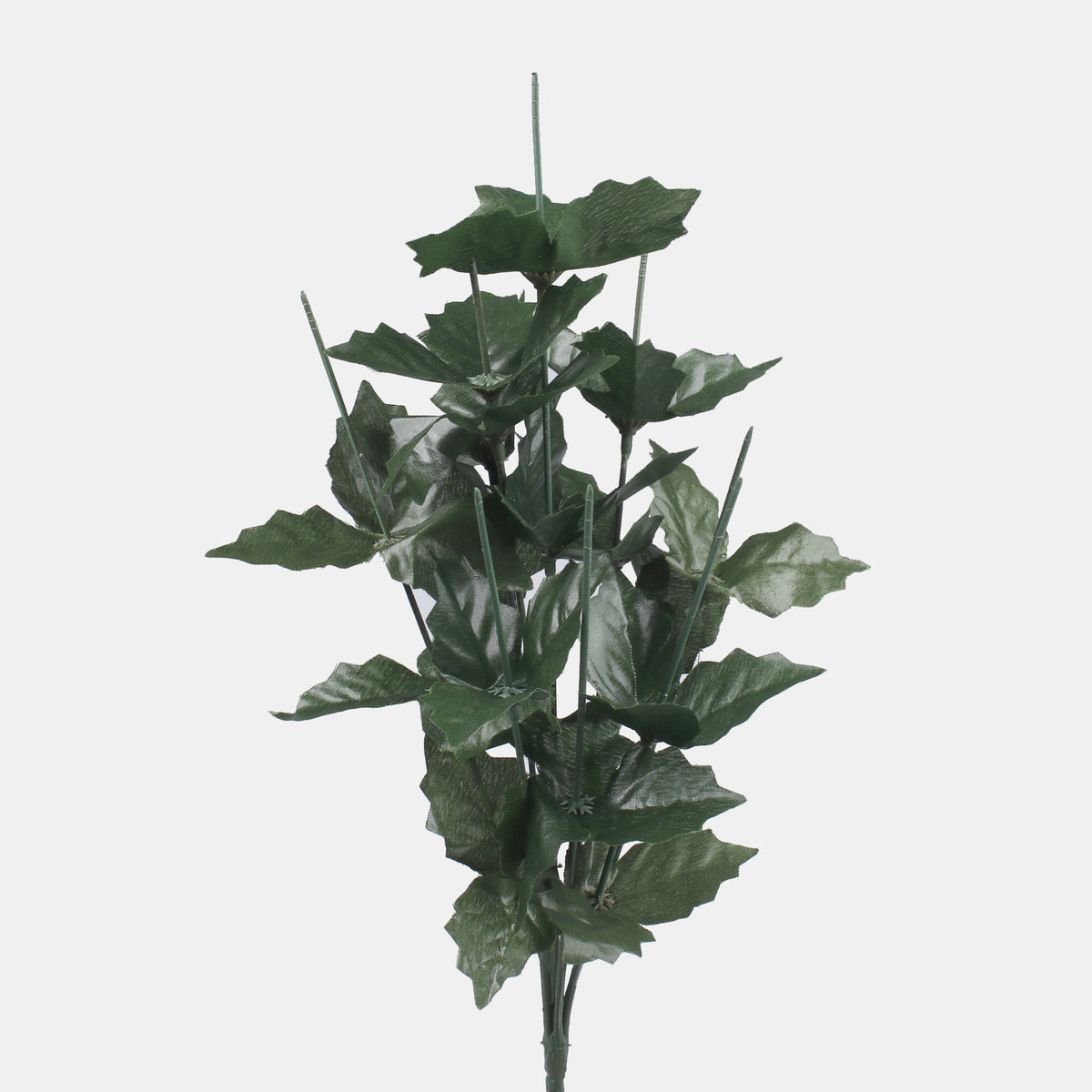 Vihreä joulutähti – tekokukkakimppu, 38 cm