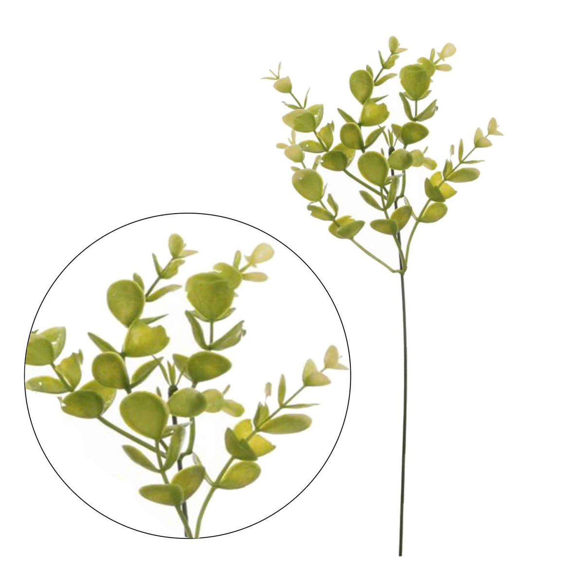 Vihreä/kerma eukalyptus – koristeoksa, 35 cm