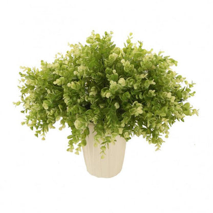 Vihreä/kerma eukalyptus – koristeoksa, 35 cm