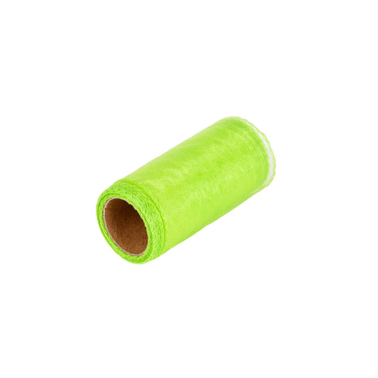 Vihreä/punainen koristenauha, 12 cm