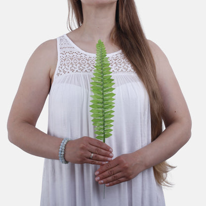 Vihreä saniainen – tekolehti, 45 cm