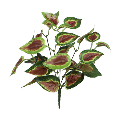 Vihreä tekokukkakimppu, 37 cm