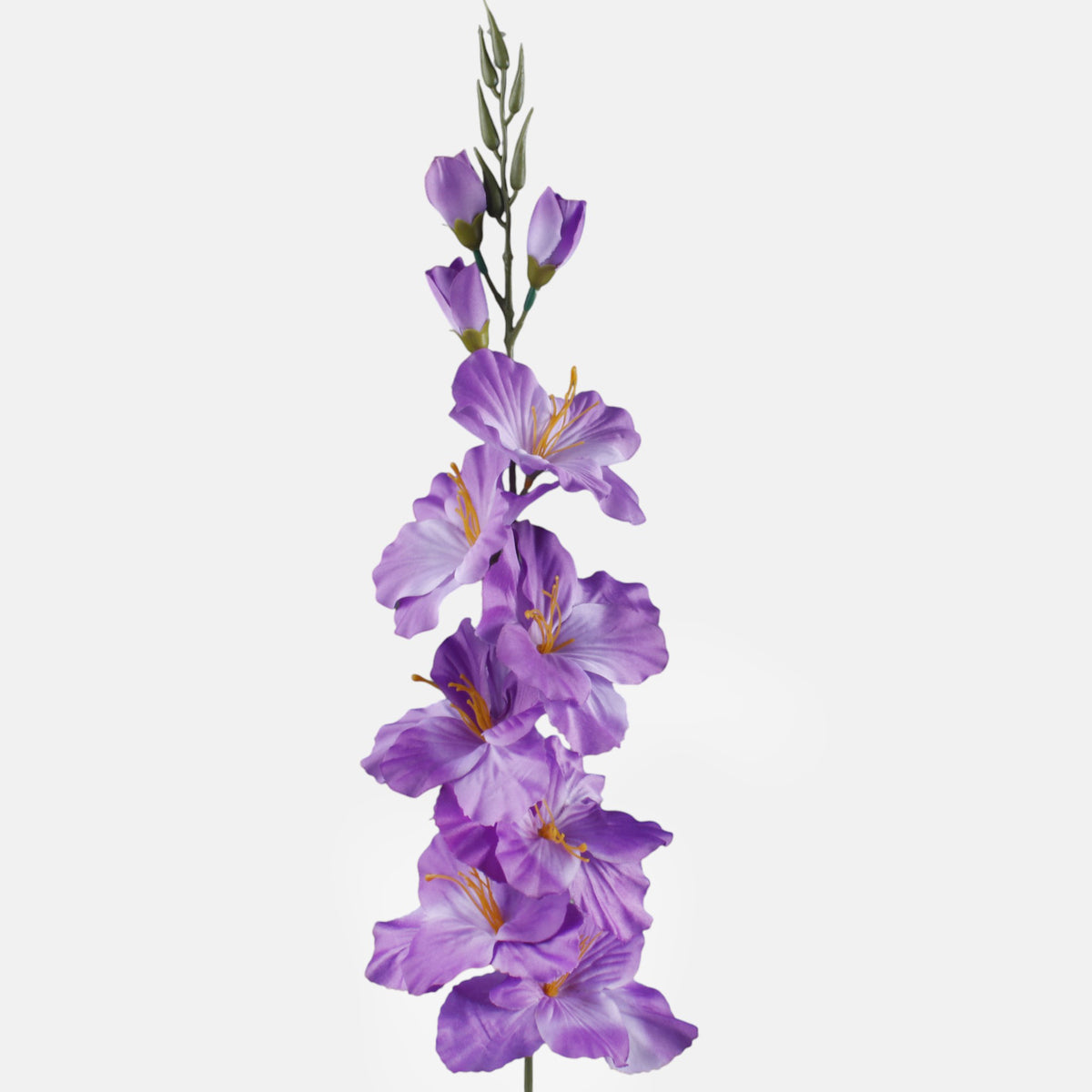 Violetti gladiolus – tekokukka, satiini, 80 cm