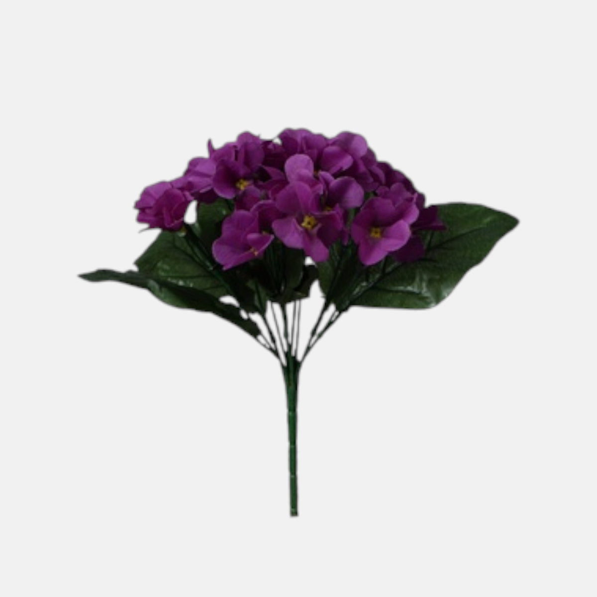 Violetti orvokki – tekokukkakimppu, 28 cm