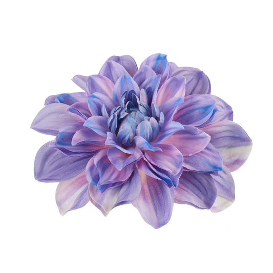Violetti tekodaalian kukkapää, 14 cm