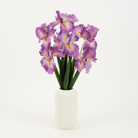 Violetti tekoiiriksen kimppu, 6 cm