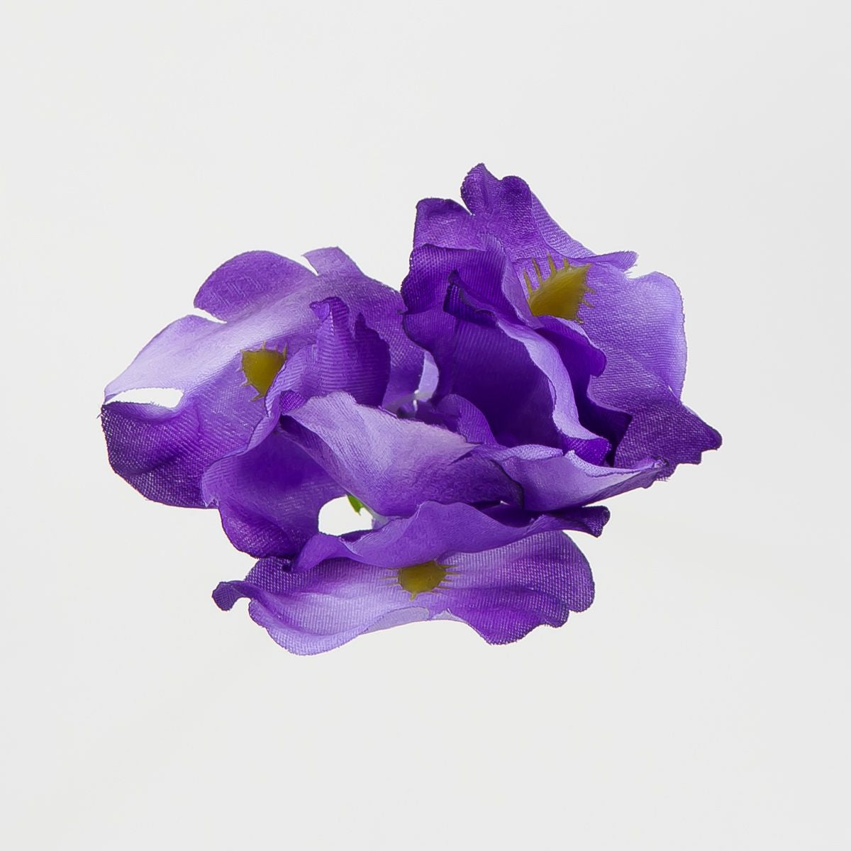 Violetti tekoiiriksen kukkapää, 8 cm, 12 kpl