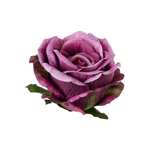 Violetti tekoruusun kukkapää, 7 cm