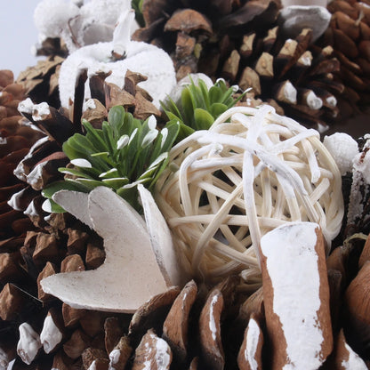 Joulukranssi kävyillä 30 cm - Tekokukat.fi