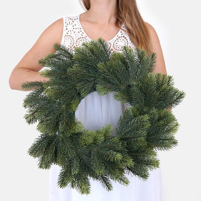 Eukalyptuskranssi 34 cm 
vihreä