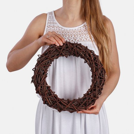 Joulukranssi käpyillä 30 cm 
vihreä