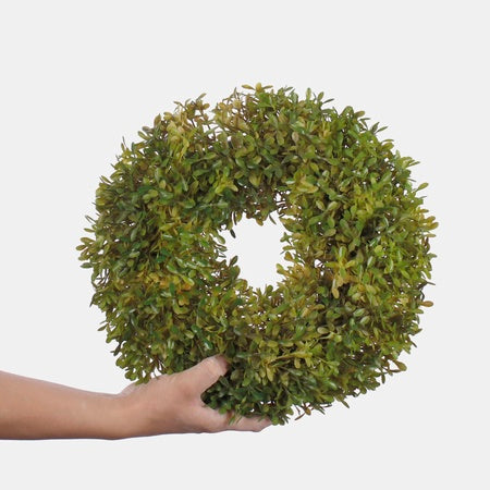 Maalaismainen linnunpesäkranssi 30 cm 
harmaa