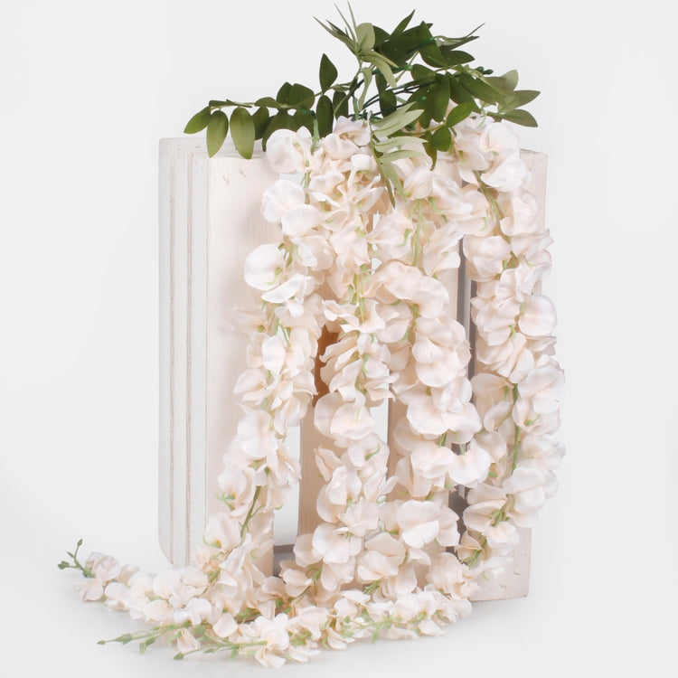 Wisteria x 4 tekokukka samppanja - Tekokukat.fi