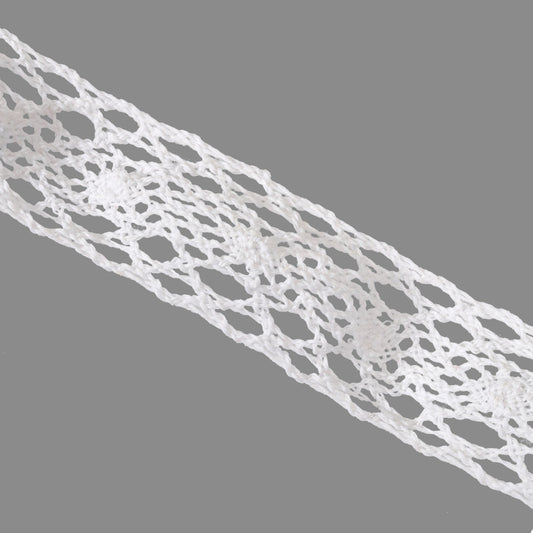 Pitsinauha 4 cm Valkoinen - Tekokukat.fi